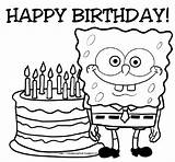 Birthday Coloring Pages Happy Clipart Party sketch template