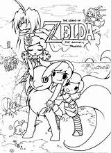 Zelda Coloringhome sketch template