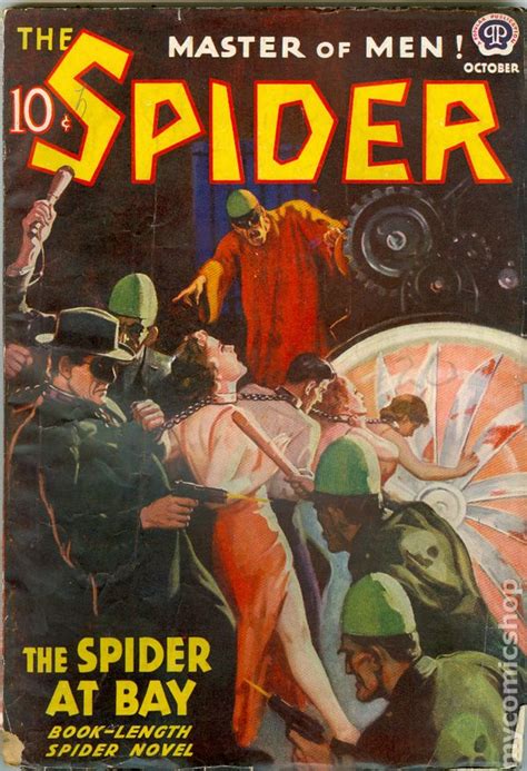spider   popular publications pulp comic books