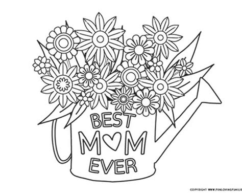 mothers day coloring pages  printables fun loving families