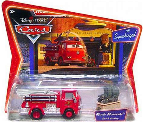 disney pixar cars supercharged  moments red  firetruck stanley