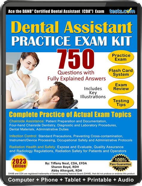 practice exam kit   certified dental assistant cda exam