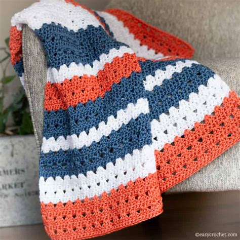 quick crochet baby blanket pattern  riley easy crochet patterns
