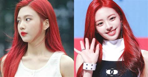 16 Female K Pop Idols Who Slayed With Red Hair Koreaboo