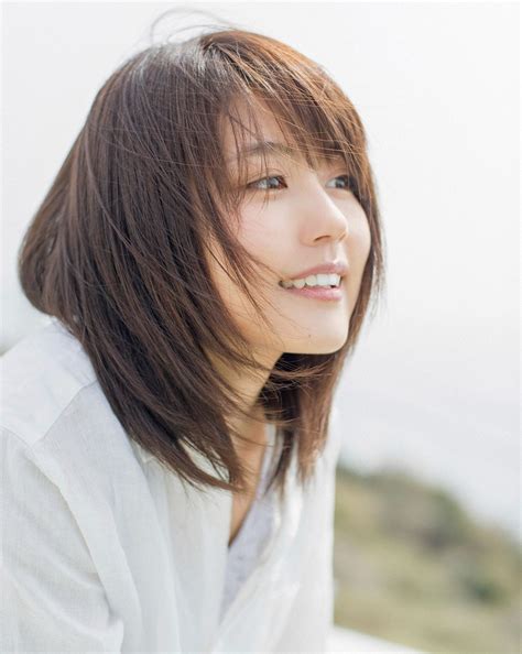 有村架純 beautiful asian women kawai japan medium hair styles short hair