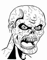 Coloring Scary Pages Monster Creepy Mummy Adults Horror Another Dad Face Printable Print Human Clown Mom Drawing Color Getcolorings Getdrawings sketch template