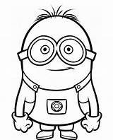 Coloring Pages Minion Despicable Minions Cartoon Dave Drawing Kids Sheets A7 Animal sketch template