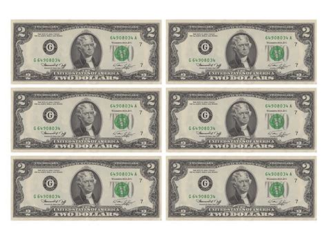 dollars banknote template  printable papercraft templates