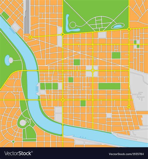 generic city map royalty  vector image vectorstock