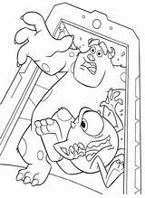Inc Monsters Coloring Monster Sulley Mike Running Pages Drawings Library Clipart sketch template