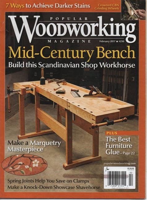popular woodworking magazine  february april good etsy