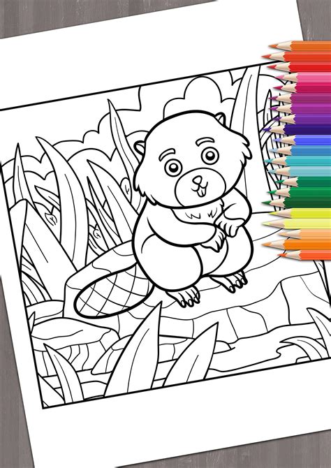 printable  kids coloring pages  kids coloring book etsy