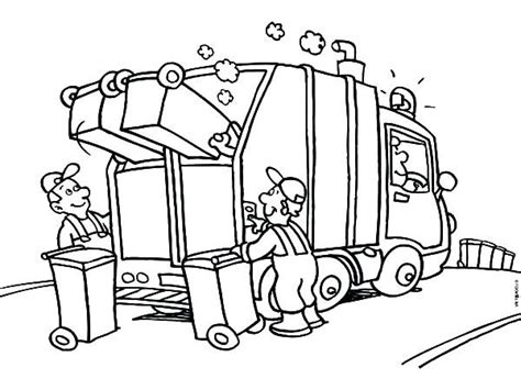 garbage trucks coloring pages coloring home