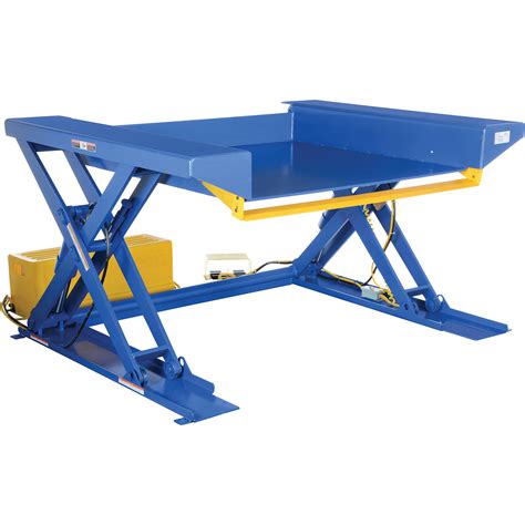 vestil hydraulic lift table lb capacity inl  inw platform raised height