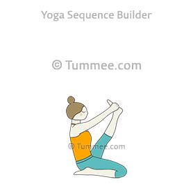krounchasana yoga heron pose yoga sequences benefits variations