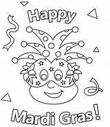 Masque Occasions Tuesday Maternelle Carnival Bestcoloringpagesforkids sketch template