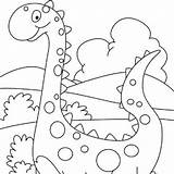 Dinosauri Coloring sketch template