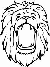 Lion Coloring Colorare Roaring Leone Disegni Lions Ruggito Roars Supercoloring Getdrawings Bambini sketch template