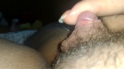 jerking off my monster clit to a super wet jumping clit orgasm pornhub