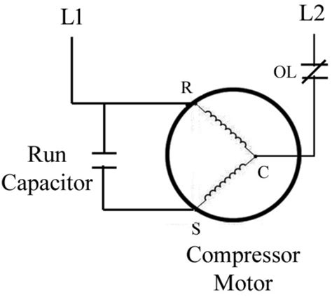 psc motor wiring diagram permanent split capacitor motor  advantages applications