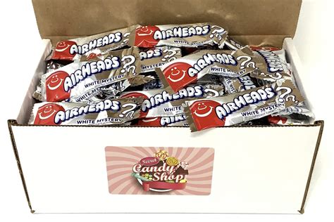 buy airheads white mystery taffy mini candy  box lb individually wrapped