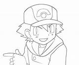 Ash Pokemon Coloring Pages Getcolorings sketch template