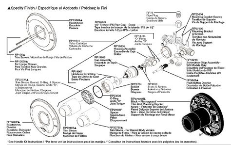 parts   shower faucet diagram automotive parts