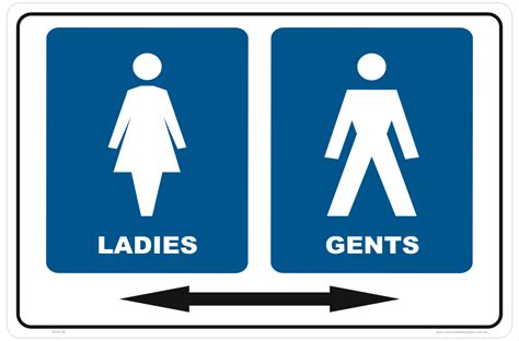 toilet ladies  gents  national safety signs