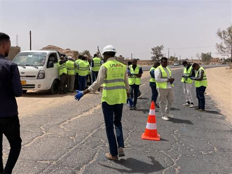 dvids images usaid trained volunteers repair road  libya image