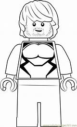 Lego Coloring Quicksilver Pages Coloringpages101 sketch template