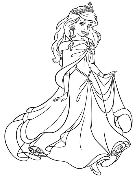 pin  nal nal  colouring ariel coloring pages coloring pages