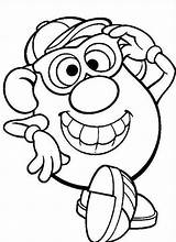 Potato Head Mr Coloring Pages Printable Chips Glasses Toy Story Wearing Color Clipart Getdrawings Popular Getcolorings Clipartmag Drawing Choose Board sketch template