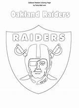 Raiders Coloring Logo Oakland Pages Nfl Cricut Svg Color Printable Football Painting Templates Getcolorings Getdrawings Silhouette sketch template