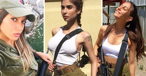 weapons of mass seduction stunning female troops pose with huge