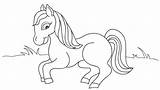 Coloring Pages Horse Animal Preschool Sheets sketch template