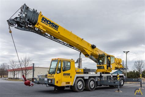 grove tmse  ton telescopic boom hydraulic truck crane  sale