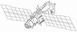 Raumstation Nasa sketch template