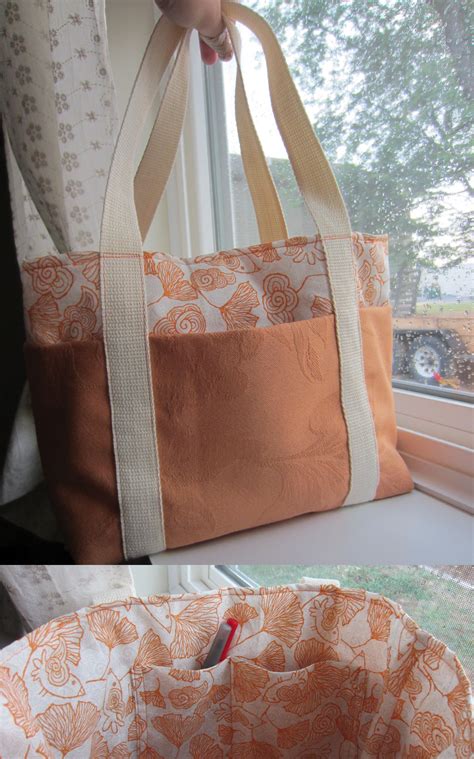 super easy tote bag tutorial  poppyseed fabrics poppyseedfabrics