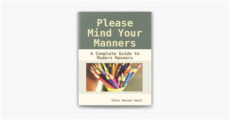 ‎please Mind Your Manners On Apple Books