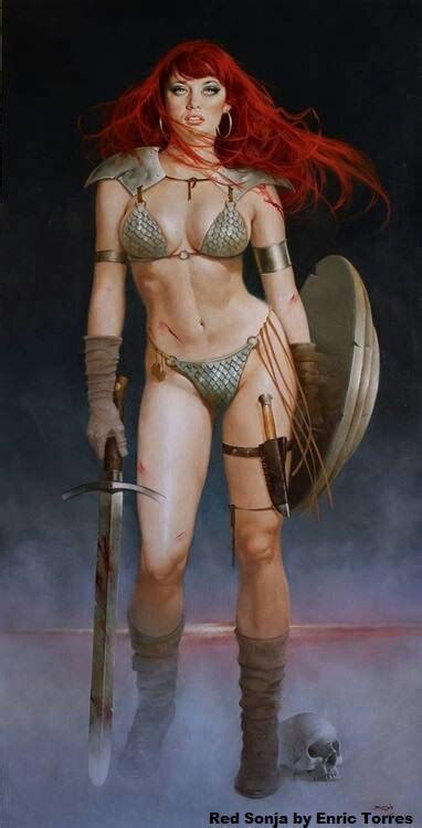 Red Sonja Red Sonja Warrior Woman Sword And Sorcery