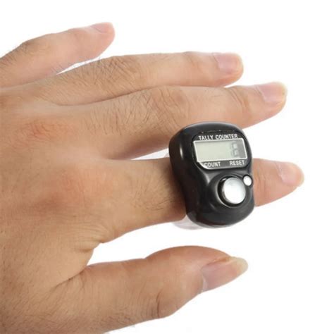 pc finger tally counter finger clicker mini  digit lcd electronic