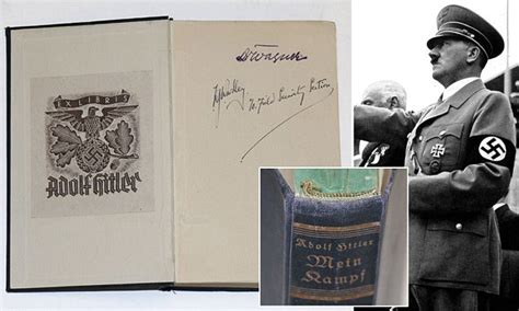 adolf hitler s personal copy of mein kampf expected to fetch £62 000 as