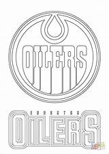 Coloring Oilers Edmonton Logo Pages Printable Color Nhl Drawing Print Supercoloring Pdf Categories sketch template
