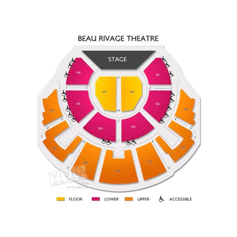 beau rivage theatre  beau rivage theatre information beau rivage theatre seating chart