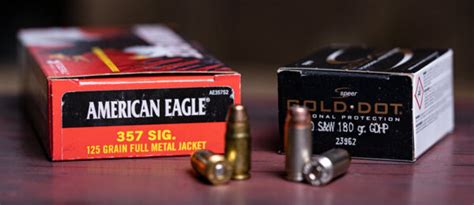 357 Sig Vs 40 Sandw Pistol Caliber Comparison