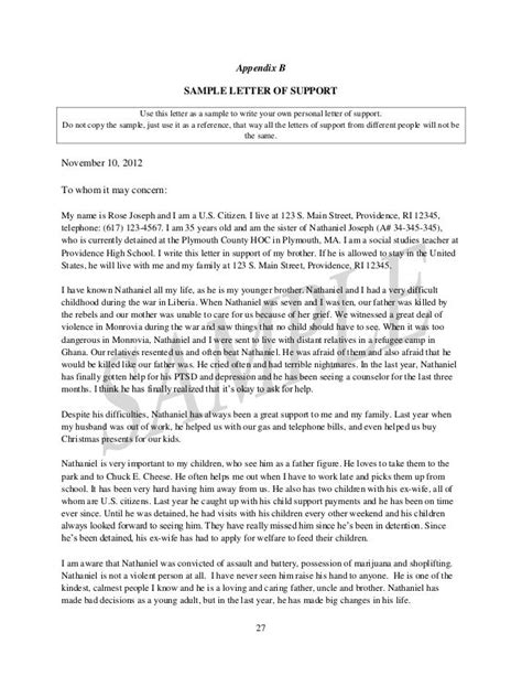 sample letter seeking asylum  usa