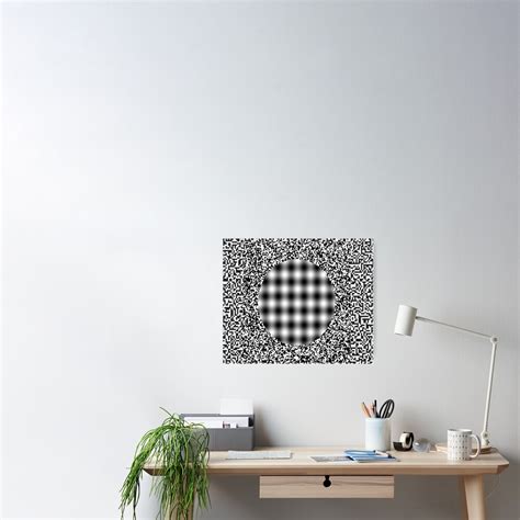 optical illusion poster  yky art redbubble