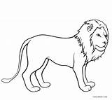 Lion Coloring Pages African Kids Printable sketch template