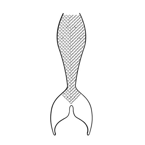 mermaid tail coloring page  print  worksheets mermaid tail