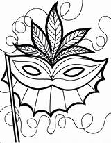 Gras Mardi Coloring Pages Printable Kids sketch template